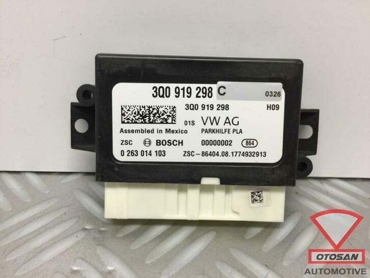 vw tiguan 2018 parkeersensor inparkeerhulp module 3q0919298c, Auto-onderdelen, Elektronica en Kabels, Volkswagen, Gebruikt, Ophalen of Verzenden