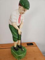 Houten beeld golf speler, Ophalen of Verzenden