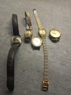 oude horloges vintage, Overige merken, Gebruikt, Staal, Polshorloge