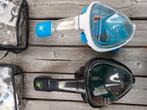 2x Sea Turtle masker, Watersport en Boten, Ophalen of Verzenden, Zo goed als nieuw, Snorkelmasker