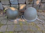 Twee helmen, Ophalen of Verzenden, Landmacht, Nederland, Helm of Baret