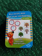 educatief leerkaarten 4+ klok kalender jaargetijde, Ophalen of Verzenden, Zo goed als nieuw, Puzzelen