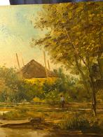 Jan  Knikker - Boerderijlandschap, Ophalen of Verzenden