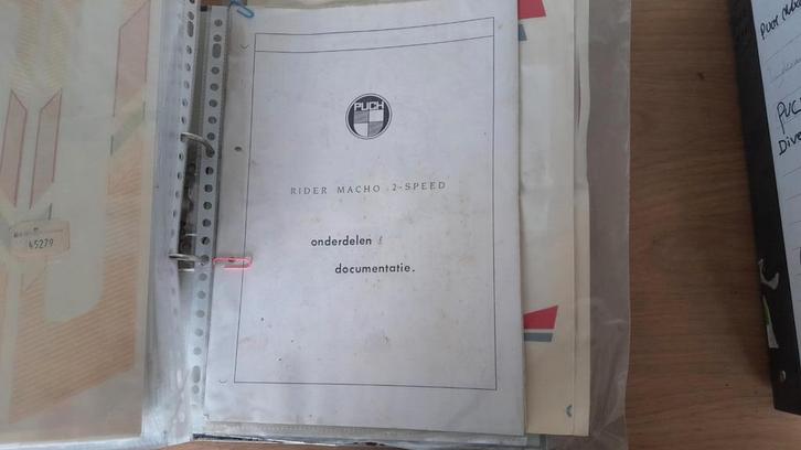 Puch Macho 2 Speed documentatie, Fietsen en Brommers, Brommeronderdelen | Puch, Gebruikt, Ophalen