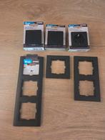 Kopp Athenis zwart schakelmateriaal, Doe-het-zelf en Verbouw, Elektra en Kabels, Ophalen of Verzenden, Nieuw, Stopcontact