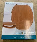 Bathroom Solutions Toiletbril Wc bril MDF hout kleur, Ophalen, Bruin, Nieuw, Nb