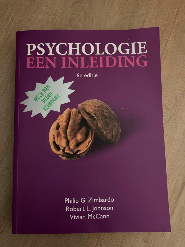 Psychologie: Een Inleiding - Zimbardo, Johnson, McCann, Boeken, Studieboeken en Cursussen, Zo goed als nieuw, HBO, Beta, Ophalen of Verzenden