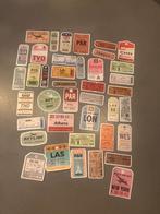 Vintage Ticket Stickers Set, Ophalen of Verzenden, Nieuw, Overige typen