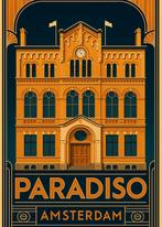 Paradiso Amsterdam poster A3, Verzamelen, Posters, Ophalen of Verzenden, Nieuw, Rechthoekig Staand