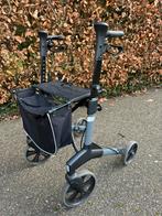 Rollator lichtgewicht softbanden ZGAN zwart, Ophalen, Lichtgewicht, Zo goed als nieuw