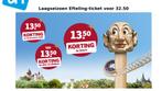 Efteling AH Laagseizoen ticket, Tickets en Kaartjes, Twee personen, Ticket of Toegangskaart