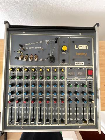 LEM Baby 8-kanaals Vintage Mengpaneel met Tape Echo / Delay beschikbaar voor biedingen