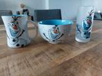 Disney Olaf servies set, Verzamelen, Disney, Ophalen, Overige figuren, Nieuw, Servies