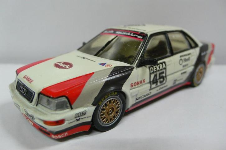 audi v8 evo dtm 1992 jelinski-minichamps 1/43 uit collectie, Hobby en Vrije tijd, Modelauto's | 1:43, Gebruikt, Auto, MiniChamps