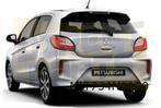 Mitsubishi Space Star (2/20-) achterbumper (te spuiten) Orig, Auto-onderdelen, Carrosserie en Plaatwerk, Verzenden, Nieuw, Achter
