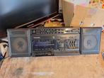 Vintage Philips draagbare radio cassette speler boombox 1986, Audio, Tv en Foto, Radio's, Ophalen of Verzenden, Gebruikt