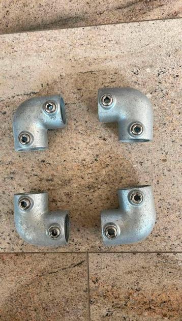 Buiskoppeling kniestuk (90) gegalvaniseerd staal Ø 42 mm beschikbaar voor biedingen