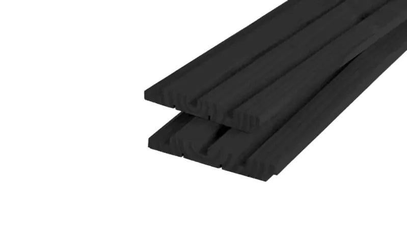 Triple rombus profiel zwart, Tuin en Terras, Palen, Balken en Planken, Nieuw, Palen, Minder dan 180 cm, Ophalen of Verzenden