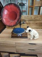 Master Voice Grammofoon met Originele Hond, Ophalen of Verzenden