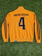 Vintage Nederlands eftal jack 1974 - Adidas shirt vest, Maat 48/50 (M), Nike, Oranje, Ophalen of Verzenden