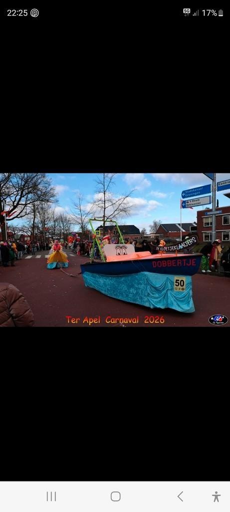 Carnaval  bakfiets met bootombouw, Hobby en Vrije tijd, Overige Hobby en Vrije tijd, Ophalen