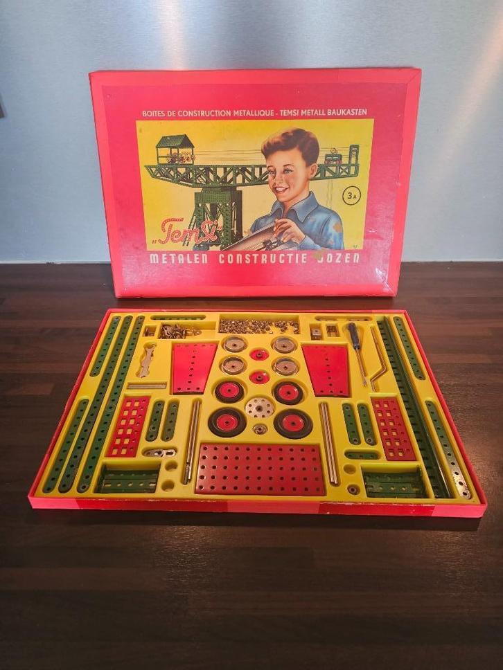 Temsi constructiedoos 3, Verzamelen, Speelgoed, Gebruikt, Ophalen of Verzenden