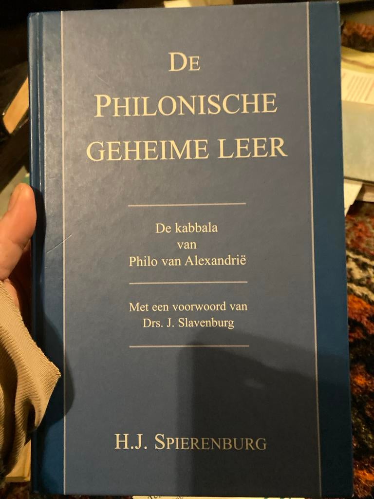 De Philonische Geheime Leer - H.J. Spierenburg, Boeken, Ophalen of Verzenden, Gelezen, Spiritualiteit algemeen, Achtergrond en Informatie