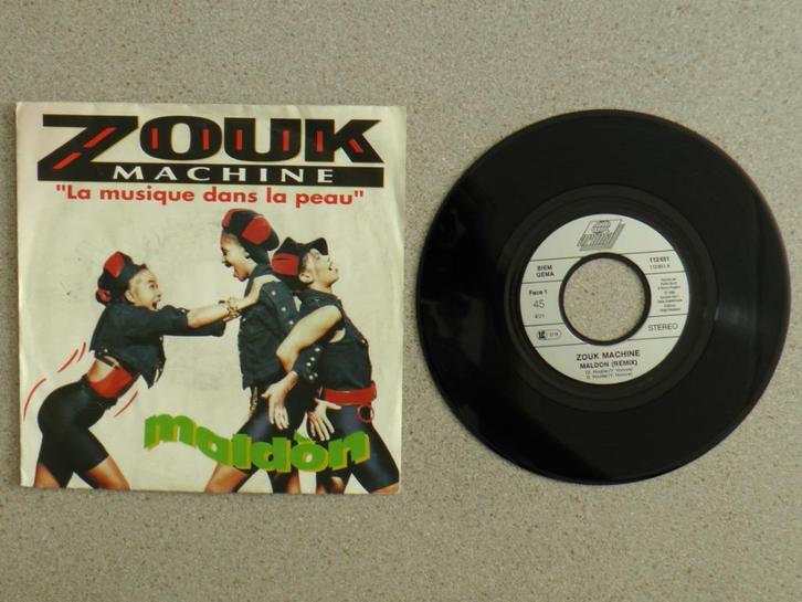 Zouk Machine - Maldon VINYL SINGLE, Cd's en Dvd's, Vinyl Singles, Gebruikt, Single, Pop, 7 inch, Ophalen of Verzenden