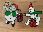Kerst Raamstickers - Hetbruikbaar, Ophalen of Verzenden, Zo goed als nieuw
