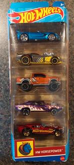 Hot Wheels Horsepower 5 Pack. Ongeopende doos!!, Hobby en Vrije tijd, Modelauto's | Overige schalen, Nieuw, Ophalen of Verzenden