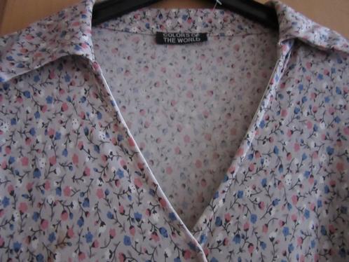 Jurk Colors of the world, maat ca. M - pastel bloemetjes, Kleding | Dames, Jurken, Nieuw, Maat 38/40 (M), Knielengte, Verzenden