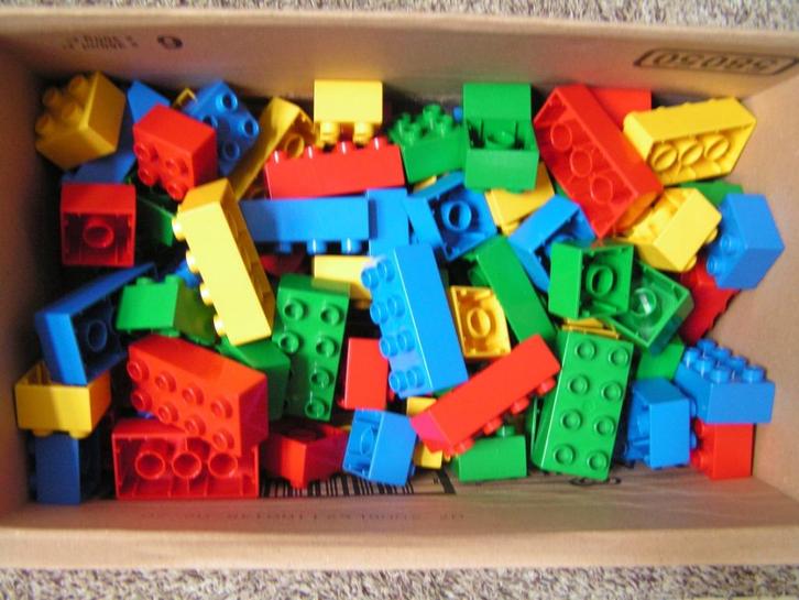 Duplo: Heel veel blokken, bouwblokken, bouwstenen, stenen *, Kinderen en Baby's, Speelgoed | Duplo en Lego, Gebruikt, Duplo, Losse stenen