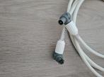 Tv kabel coax 3m, Ophalen of Verzenden, Gebruikt, 2 tot 5 meter, Coaxiale kabel