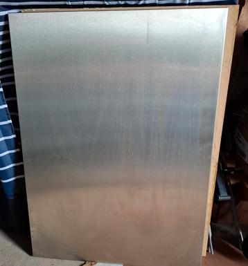 Metalen Achterwand / Plaat rvs beschikbaar voor biedingen