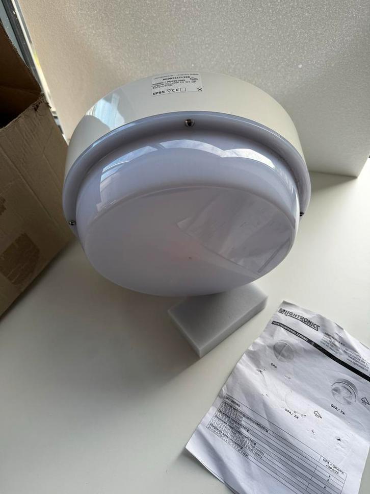 Lightronics Plafondlamp GPA/PK NC1x9W, Huis en Inrichting, Lampen | Hanglampen, Nieuw, Minder dan 50 cm, Kunststof, Ophalen of Verzenden
