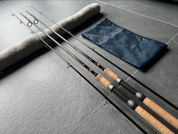 2 x Ton Temming Traditional Excellence 10ft 2,25-2,5lbs NWST beschikbaar voor biedingen