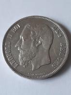 5 frank 1870 belgie leopold 11 roi kk f.24.10, Ophalen of Verzenden