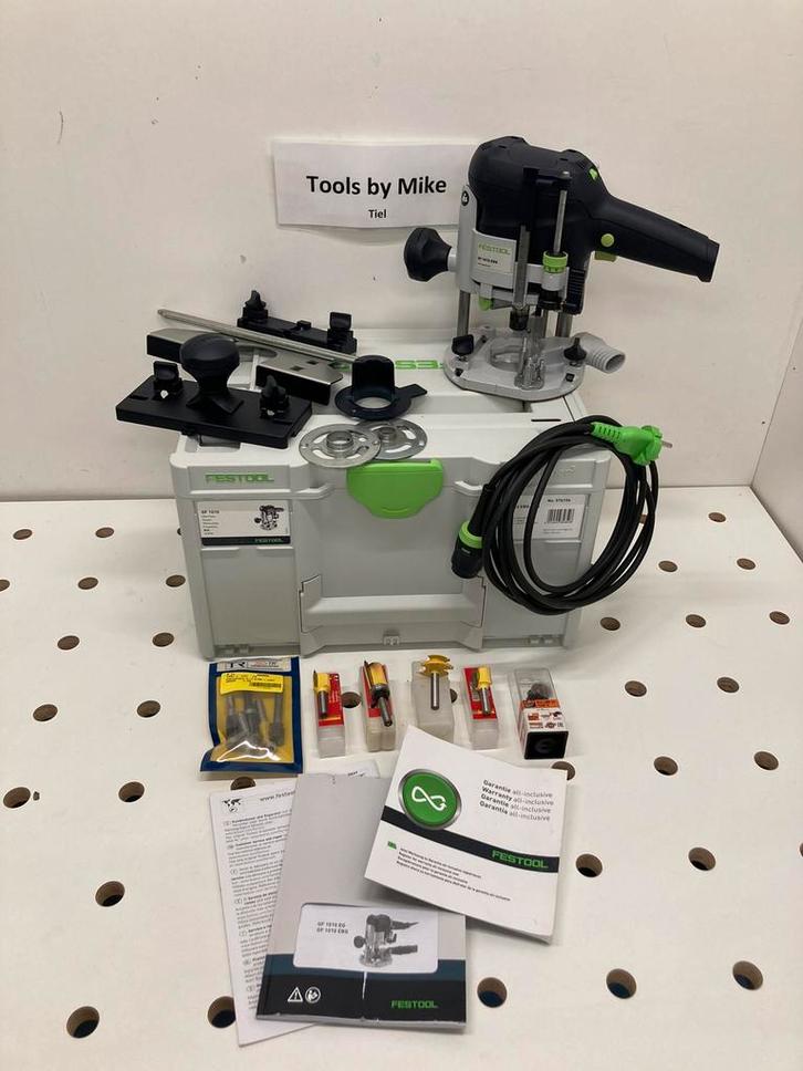 Festool of1010ebq bovenfrees set, Doe-het-zelf en Verbouw, Gereedschap | Freesmachines, Zo goed als nieuw, Elektrisch, Bovenfrees