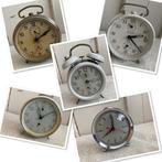 5x Brocante oude wekker - wekkers / waarvan 1 met bellen, Antiek en Kunst, Ophalen of Verzenden