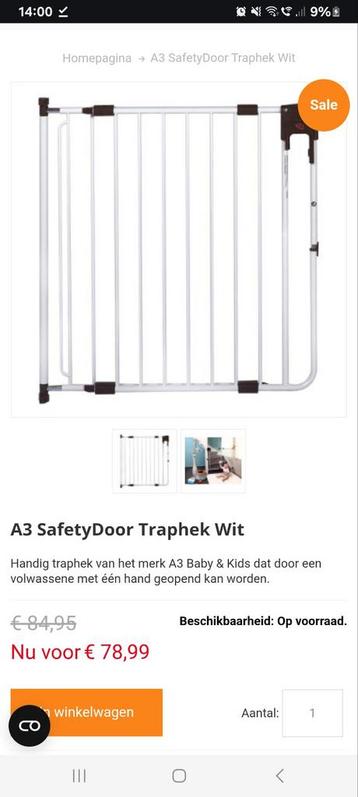 A3 Baby & Kids Traphekje beschikbaar voor biedingen