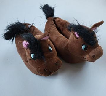 Paarden Sloffen - Maat 34/35 - Lekker Warm! beschikbaar voor biedingen