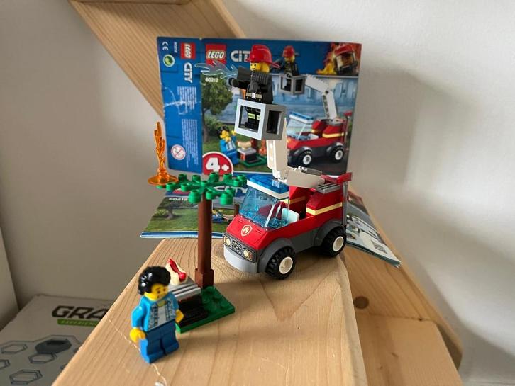 60212 LEGO City 4+ Barbecuebrand blussen, Kinderen en Baby's, Speelgoed | Duplo en Lego, Zo goed als nieuw, Lego, Complete set