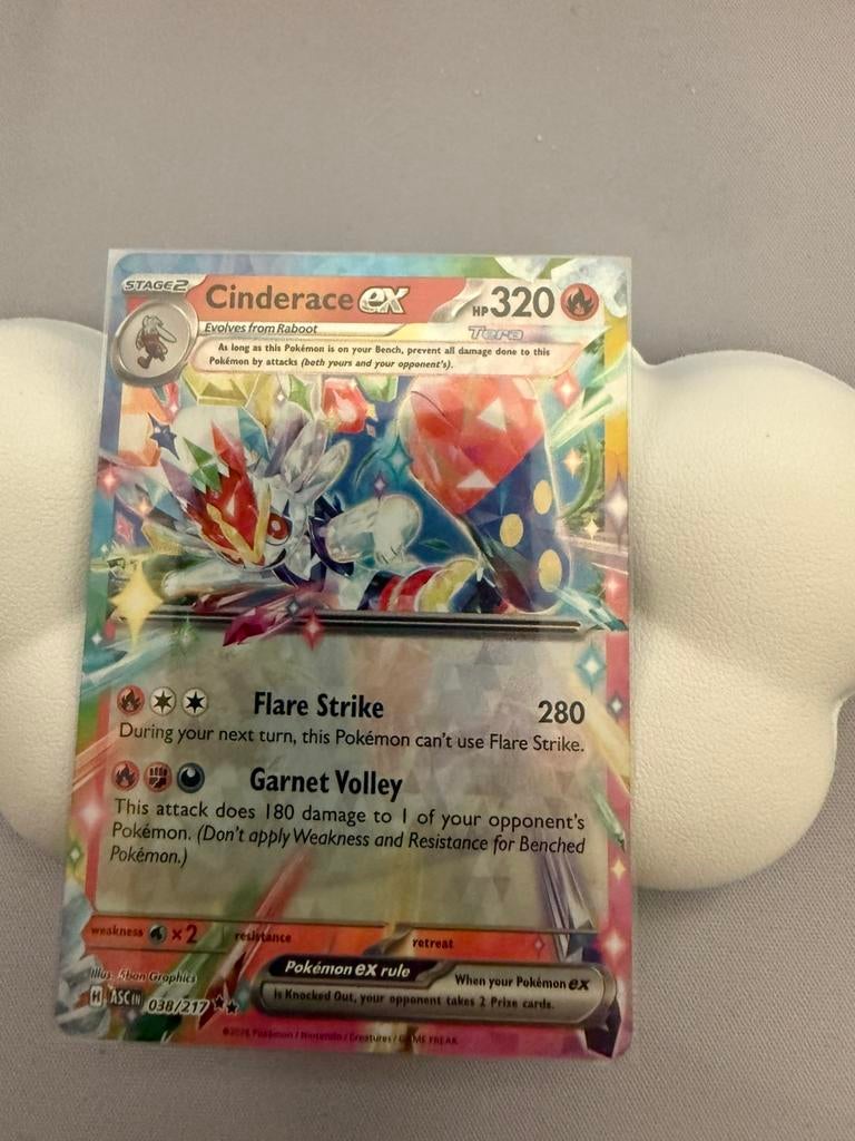 Cinderace ex acended heroes 38/217, Ophalen of Verzenden, Zo goed als nieuw