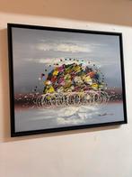 Abstract Schilderij Bob Williams, Antiek en Kunst, Ophalen