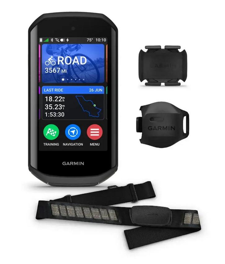 Garmin Edge 1050 Bundel - NIEUW, Fietsen en Brommers, Fietsaccessoires | Fietscomputers, Nieuw, Cadanssensor, Draadloos, GPS, Ophalen