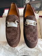 GUCCI brown loafers suede, Loafers, Bruin, Nieuw, Ophalen of Verzenden