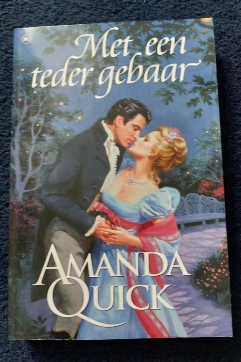 Roman: met een teder gebaar ( Amanda Quick), Boeken, Romans, Gelezen, Nederland, Ophalen of Verzenden