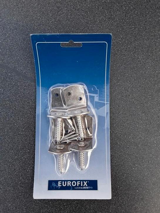 L-beslag schuttingsteun verzinkt en RVS, Tuin en Terras, Schuttingen, Nieuw, Ophalen of Verzenden