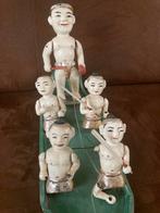 2 Oude Waterpoppen spel Vietnam boten PRIJS PER STUK, Antiek en Kunst, Kunst | Niet-Westerse kunst, Verzenden