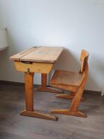 Retro schoolbankje, Ophalen